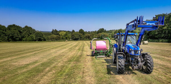 PINK SILAGE WRAP 750MM WIDE - Image 5