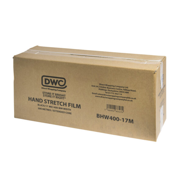 BLACK HAND STRETCH FILM 17MIC 400MM WIDE (box of 6) - Image 5
