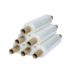 CLEAR HAND STRETCH FILM 17MIC 400MM WIDE (box of 6)
