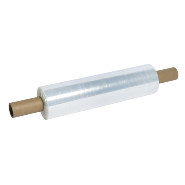 CLEAR HAND STRETCH FILM 17MIC 400MM WIDE (box of 6) - Image 2
