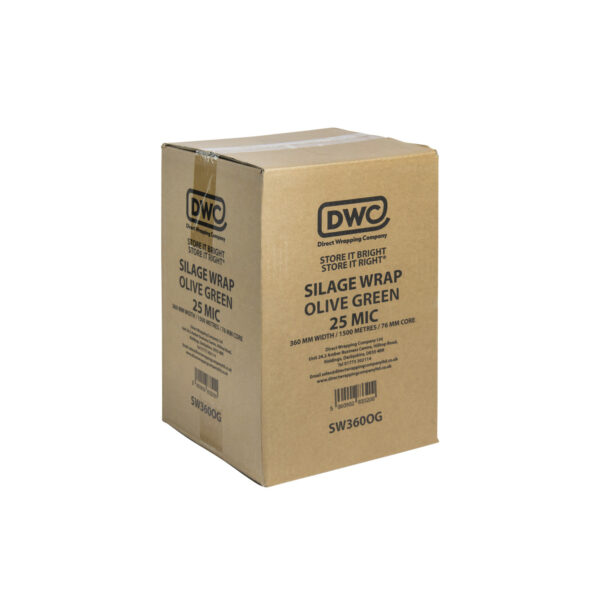 OLIVE GREEN SILAGE WRAP 360MM WIDE - Image 3