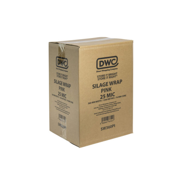 PINK SILAGE WRAP 360MM WIDE - Image 5