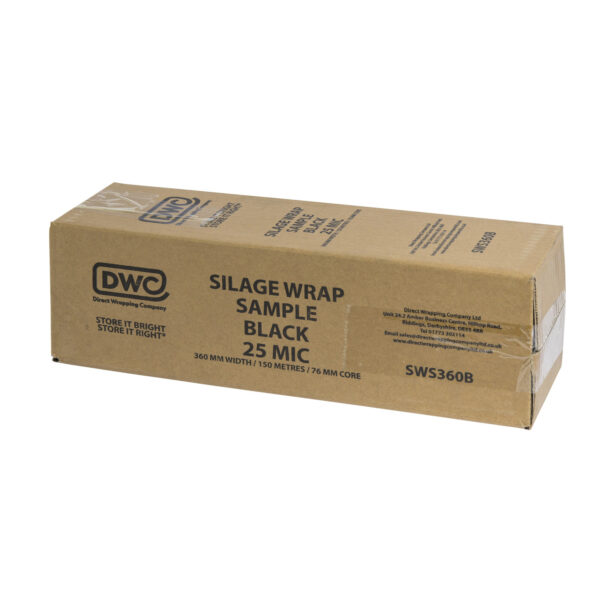 SAMPLE BLACK SILAGE WRAP 360MM WIDE - Image 2