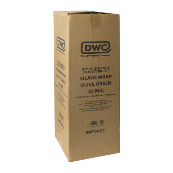 OLIVE GREEN SILAGE WRAP 750MM WIDE - Image 2
