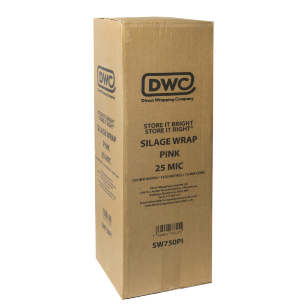 PINK SILAGE WRAP 750MM WIDE - Image 2